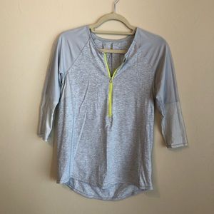 Lululemon Heather Grey Workout Top